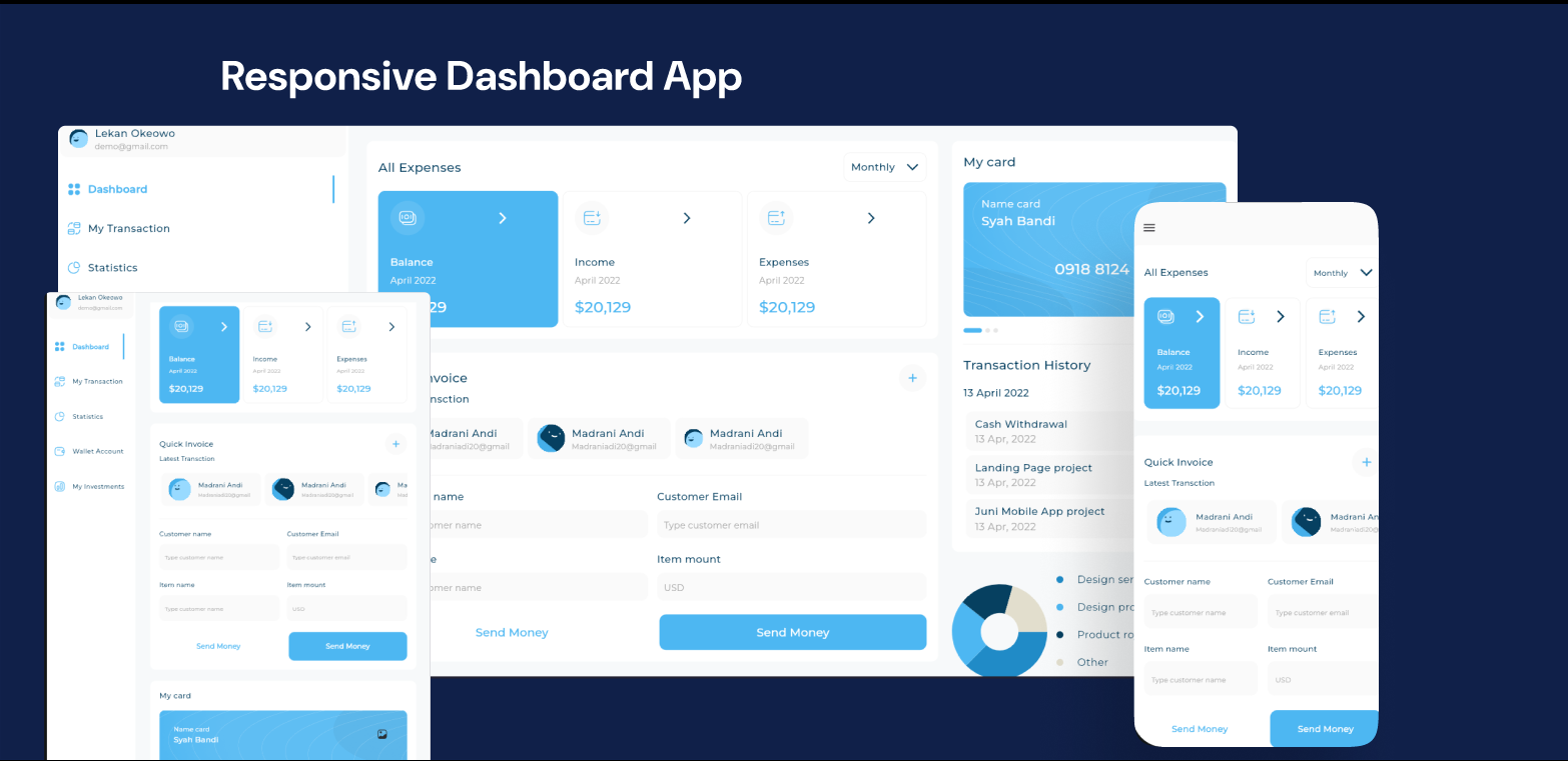 Responsive Dash Board